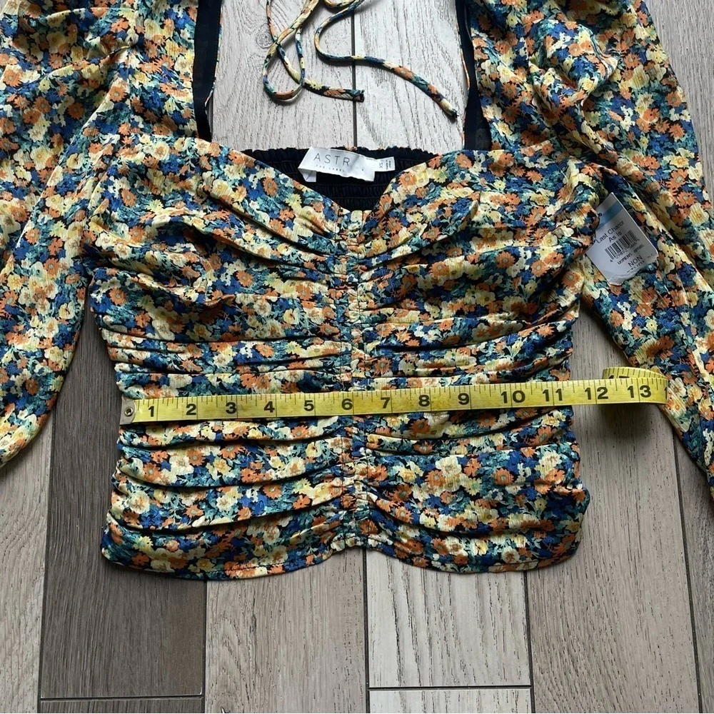 Floral Puff Sleeve Top